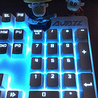 AJAZZ黑爵机械键盘 月光白 茶轴冰蓝 体验