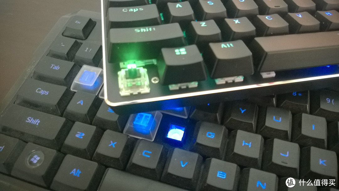 RAPOO 雷柏 V500 RGB 合金版 键盘 & V28S 鼠标 简单晒单