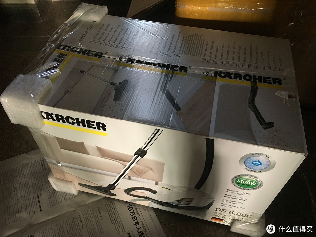 KÄRCHER 凯驰 DS6000 水过滤式吸尘器 入手感受