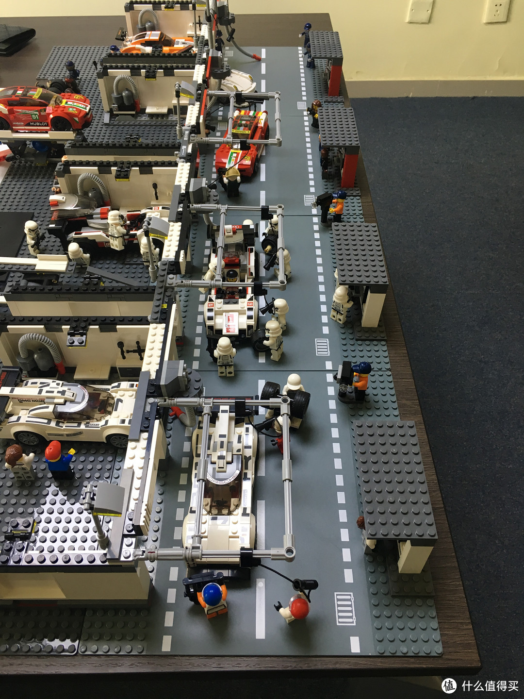 原创新人乐高moc试水75876保时捷维修站超级赛车系列