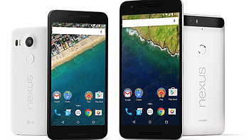 谷歌 LG Nexus 5X 手机外形特写(按钮|指纹识别|充电接口|屏幕)