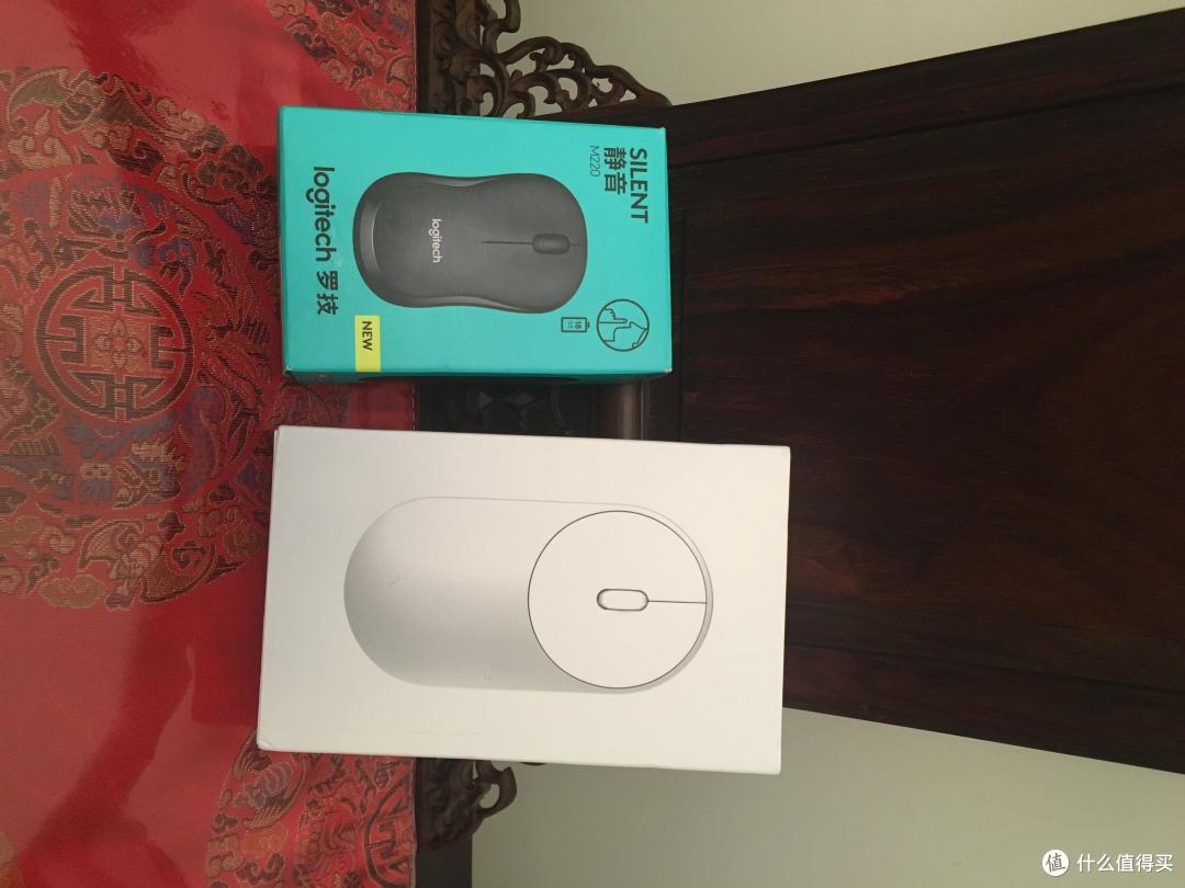 Logitech 罗技 静音M220 鼠标 VS MI 小米鼠标