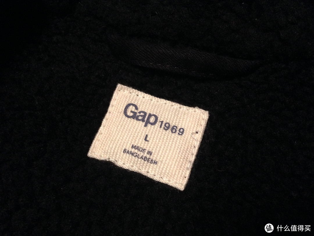 GAP 盖璞 仿羊羔绒衬里女式牛仔短夹克