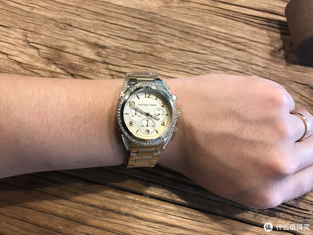 给心爱的礼物——Michael Kors Golden Blair Glitz MK5166 女士手表