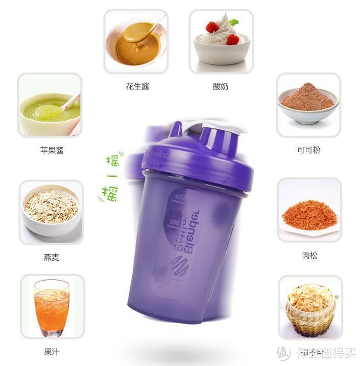 BlenderBottle 经典款带搅拌球蛋白粉摇摇杯