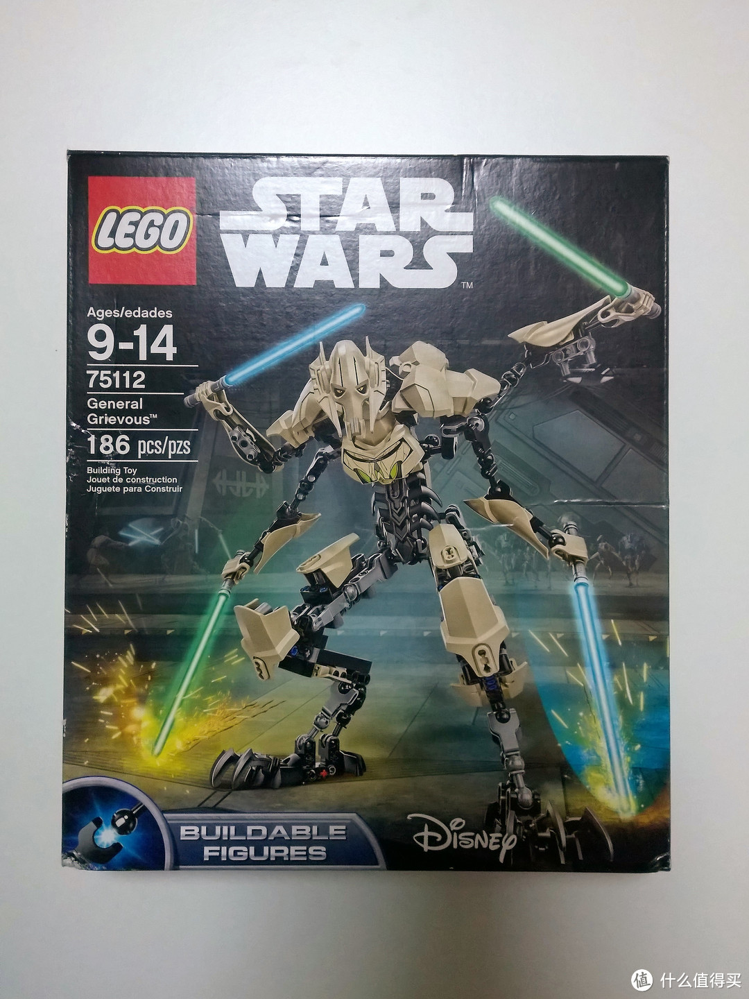 初玩乐高lego乐高星战系列75112格里弗斯将军