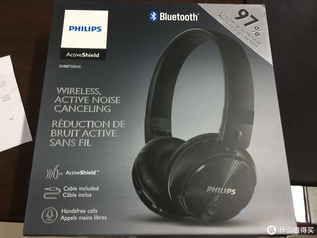 Philips 飞利浦 SHB8750NC/27 Wireless 头戴式耳机 开箱贴