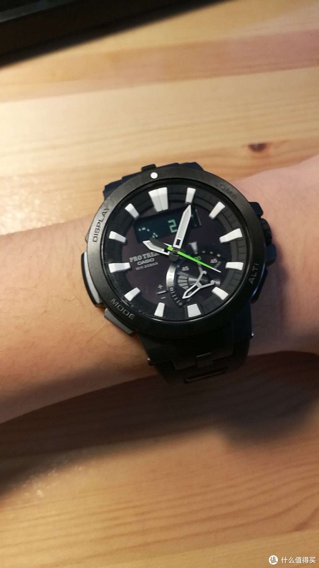 casio卡西欧prw7000fc1男款电子表开箱晒单