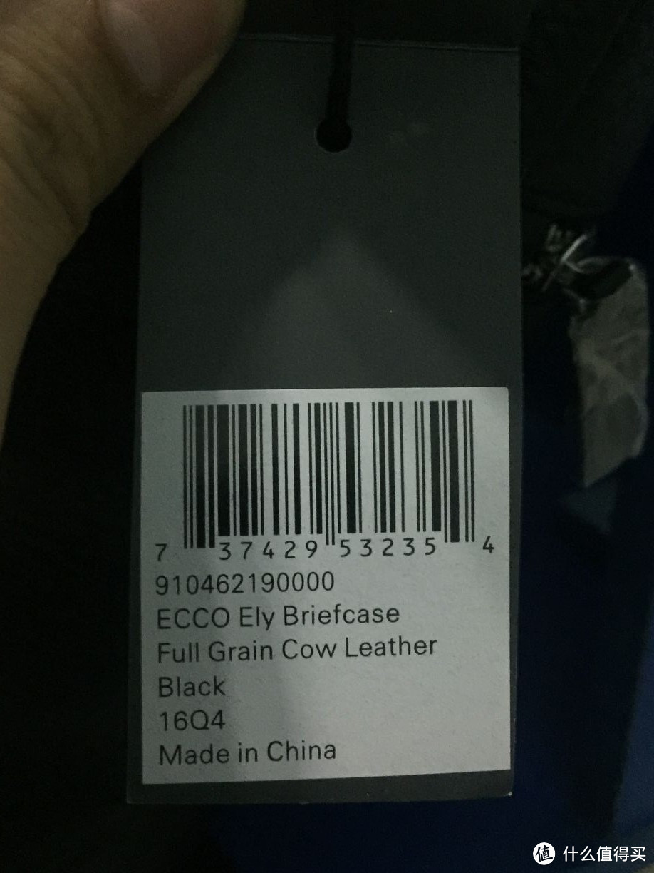 新年德亚又一购 —— ecco 爱步 男士真皮商务包