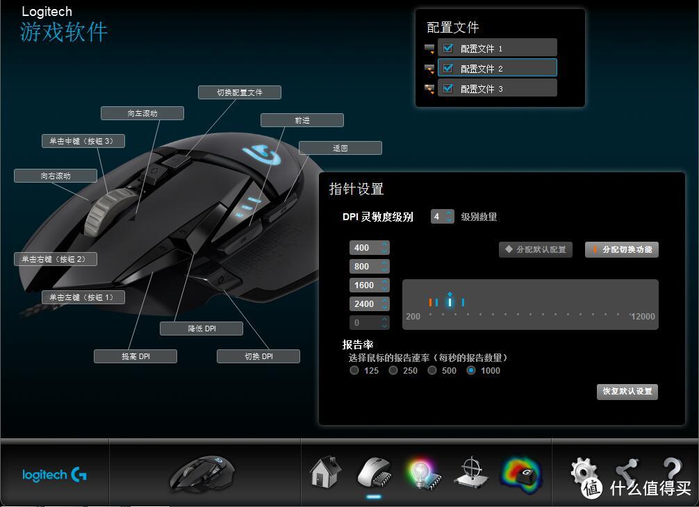 Logitech 罗技 G502 RGB鼠标 入手体验