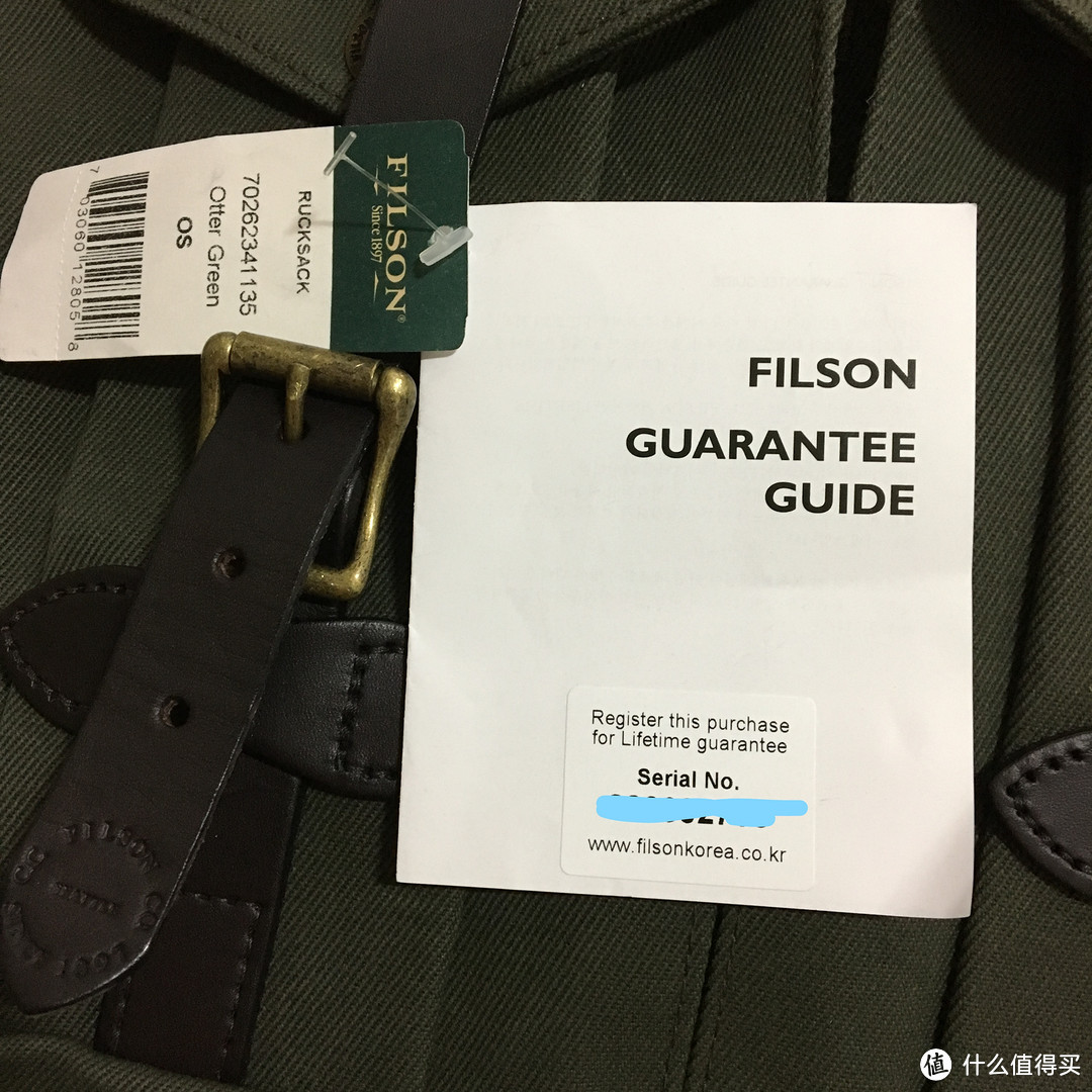 个子矮也照样能驾驽粗犷大包 — Filson 262 工装双肩包 晒单