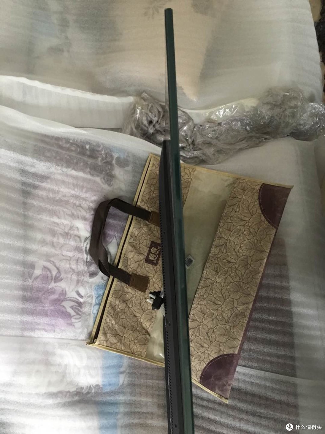 新房家电采购:MI 小米 小米电视3S 55英寸 开箱及壁挂安装(多细节图)