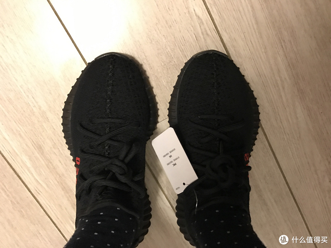 #原创新人#Adidas 阿迪达斯 Yeezy Boost 350 V2 黑红 CP9652 开箱