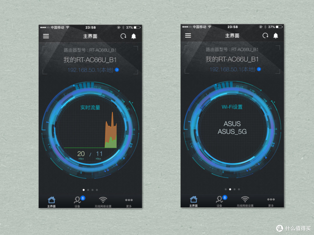 昔日旗舰的马甲:ASUS 华硕 RT-AC66U B1千兆双频路由器 开箱简评