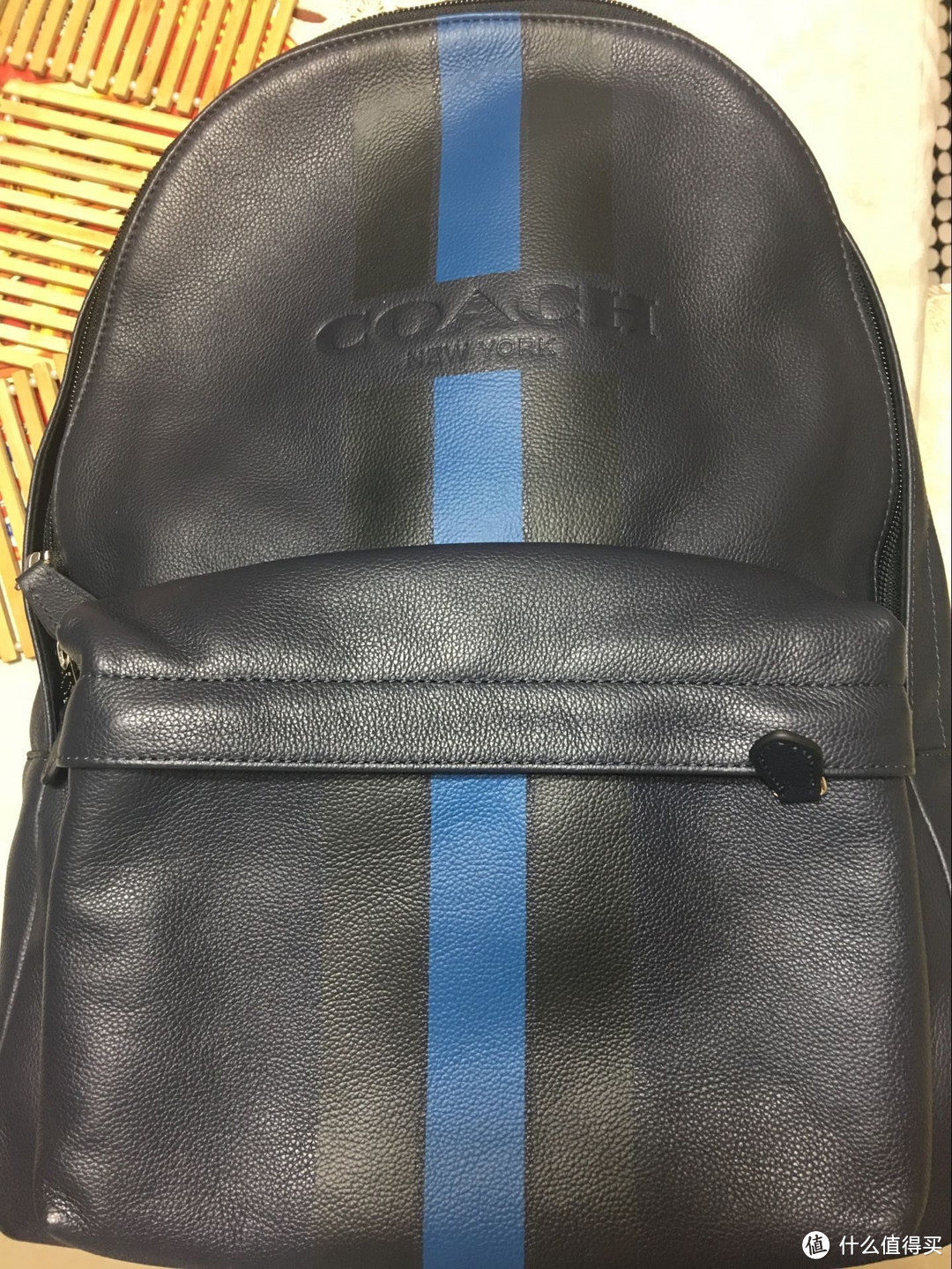 COACH 蔻驰  真皮双肩男包F72237 开箱晒物真人兽（内有惊险一幕附送）