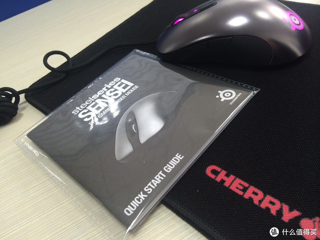 #原创新人##中奖秀# 不伦恋，情人节来自张阿姨的礼物 — SteelSeries 赛睿 Sensei幻彩版