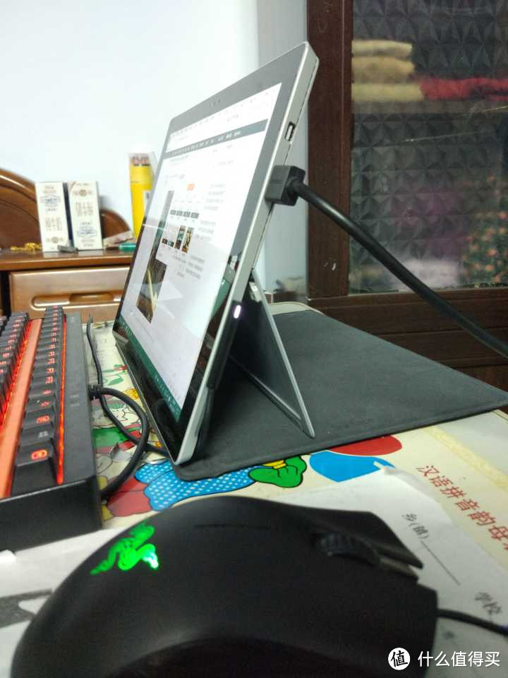 #原创新人#大二数学渣的日常:晒桌面+田牌Surface pro3 我的学习好帮手