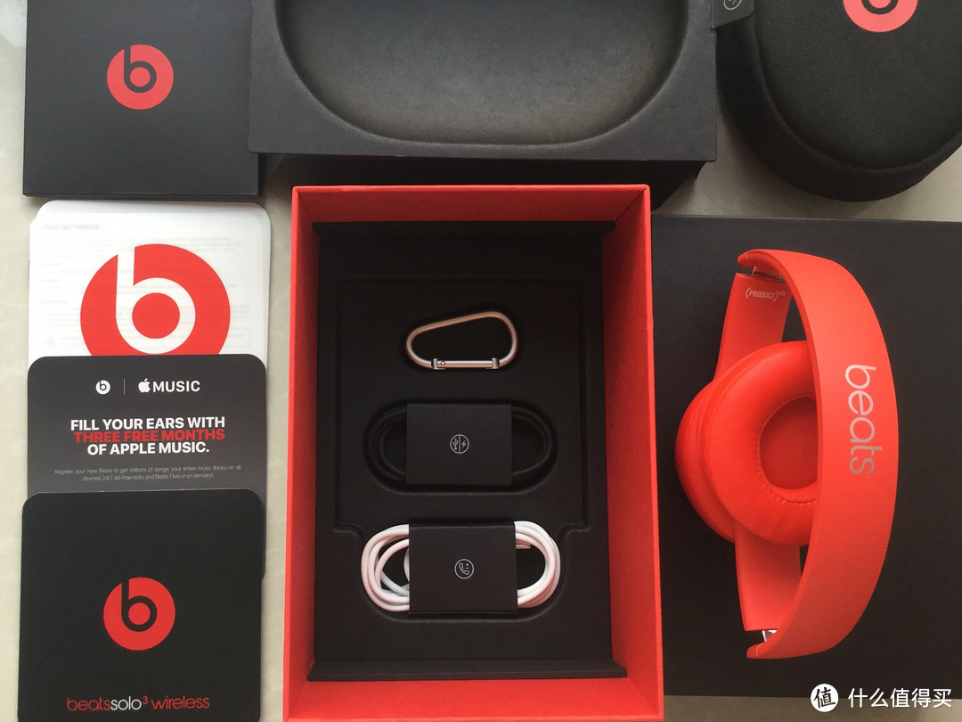 #原创新人#情人礼#亮骚的红色 Beats Solo3 Wireless 头戴式耳机 上手体验