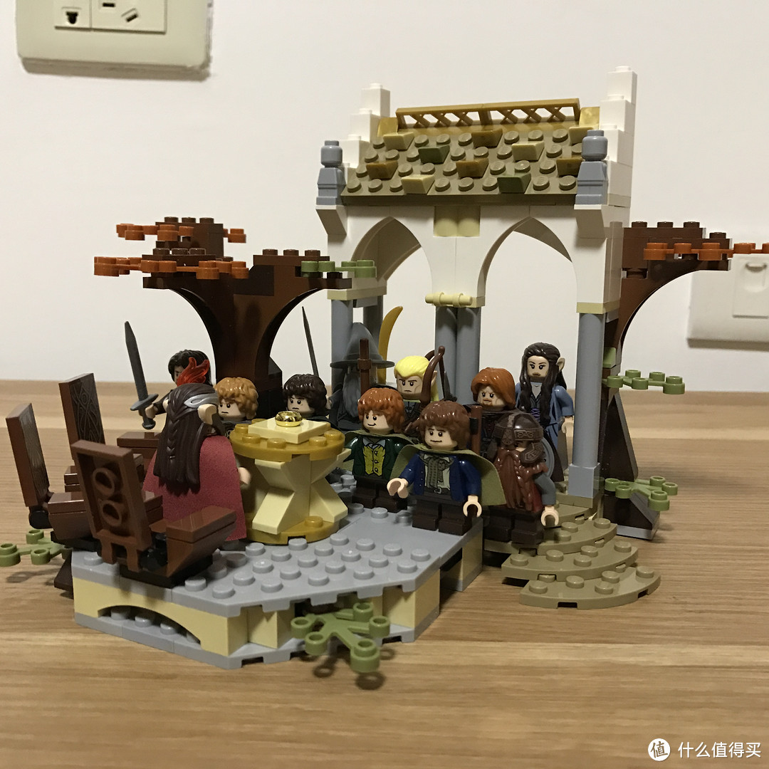 LEGO 乐高魔戒远征队+爱隆会议拼装玩具（79006+远征队全员人仔）