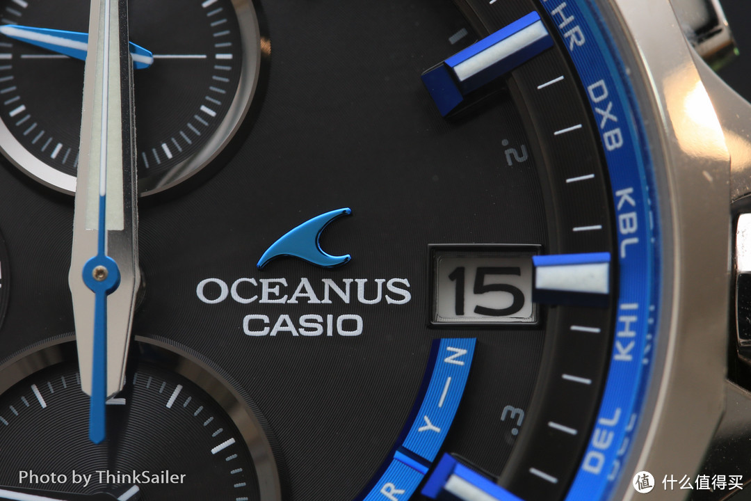 #原创新人#心中期待已久的一抹蓝色，CASIO 卡西欧 海神OCEANUS OCW-S3000 男表