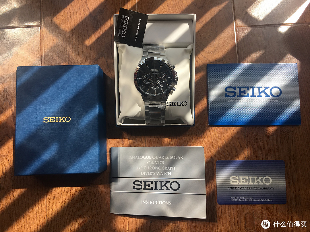 情人节礼物——亚马逊海外直邮 SEIKO 精工 SSC321 太阳能男表