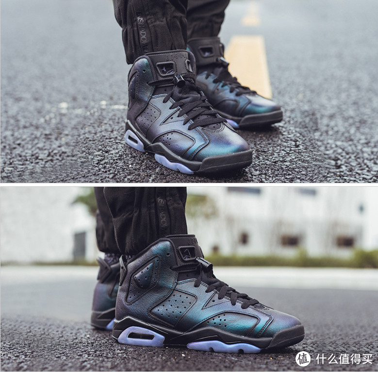 全明星之后 — NIKE 耐克 AIR JORDAN 6 RETRO AS 男子篮球鞋 变色龙配色 开箱