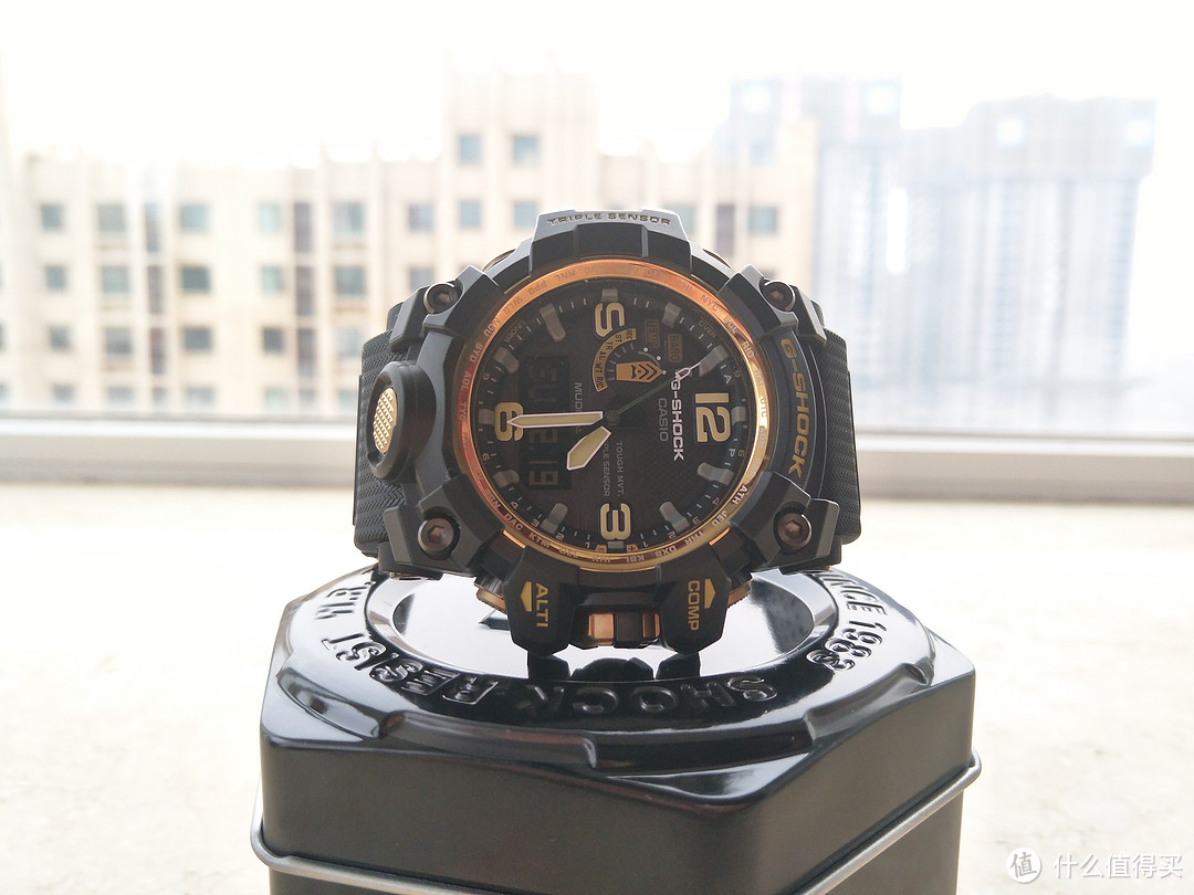 #情人礼#CASIO 卡西欧 泥王---G-SHOCK系列 GWG-1000GB 运动腕表