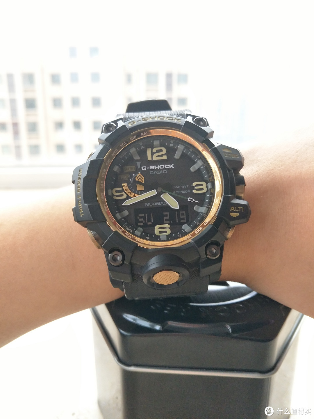 #情人礼#CASIO 卡西欧 泥王---G-SHOCK系列 GWG-1000GB 运动腕表