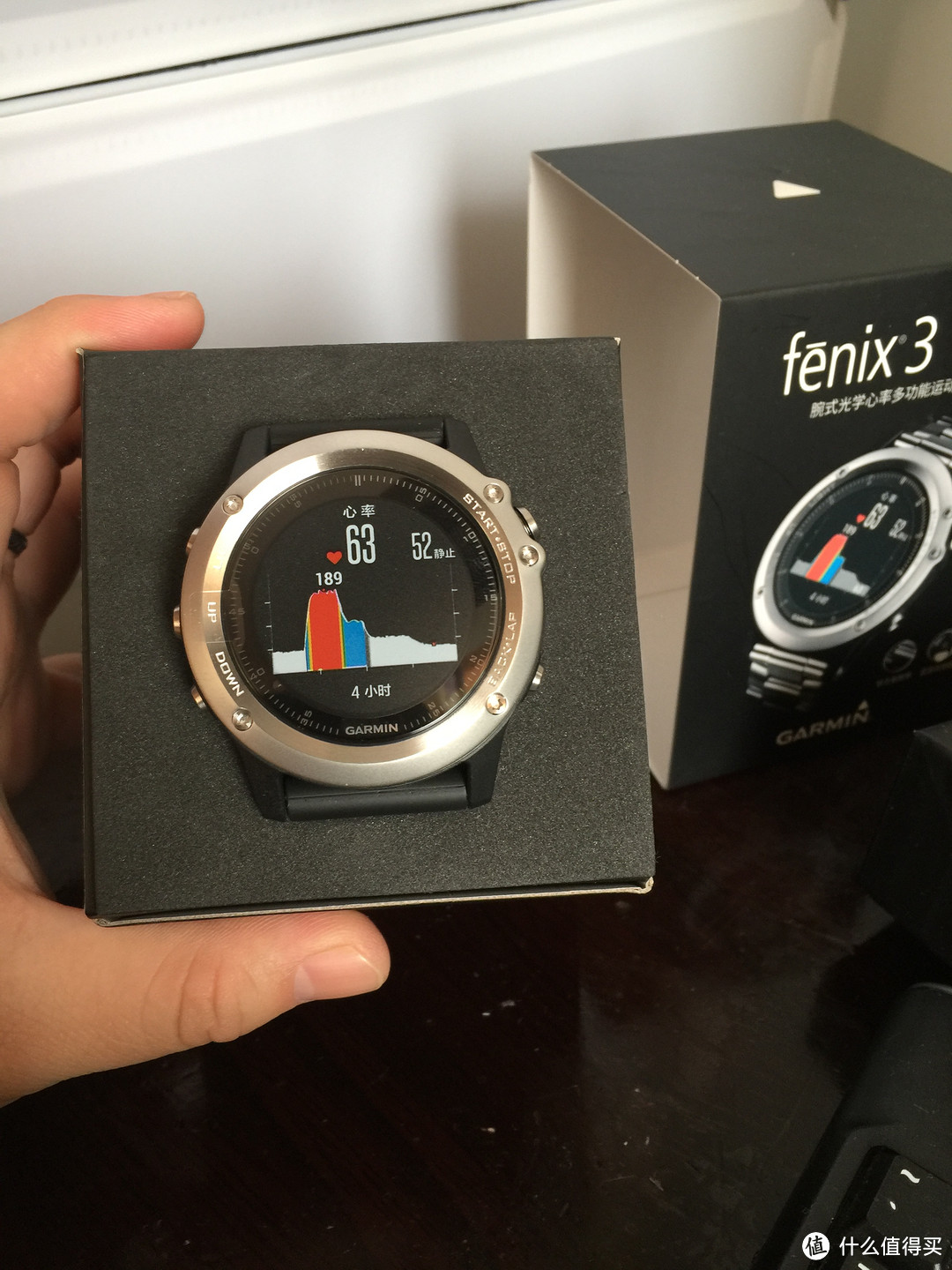 情人节一部Iphone 7P 换来的Garmin 佳明 Fenix3 HR