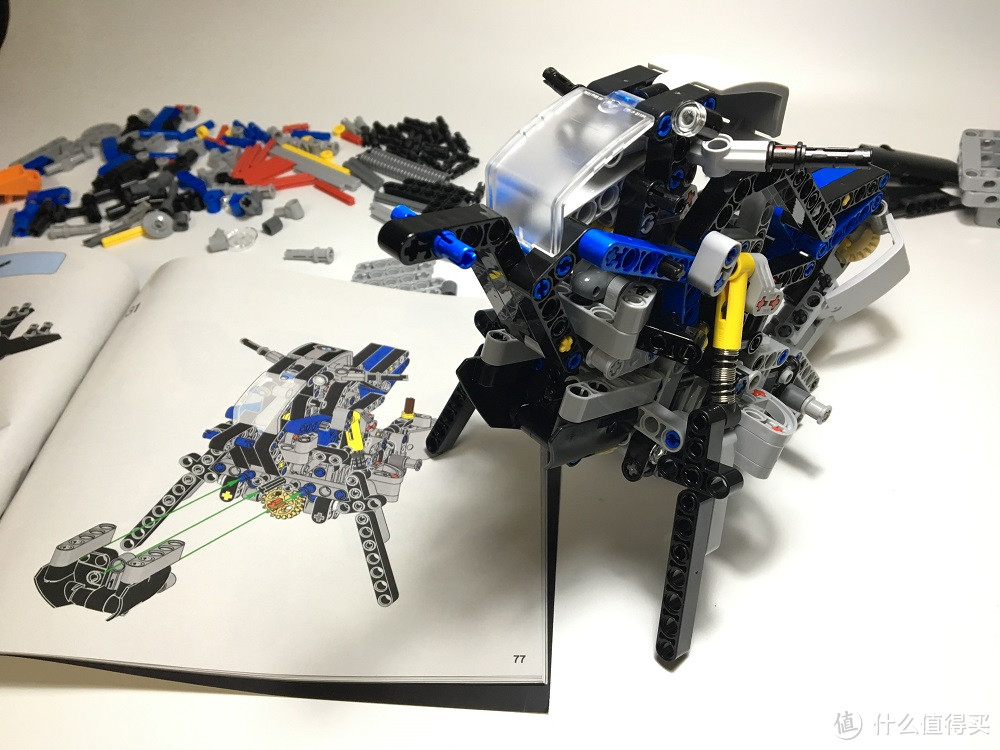 Hover Ride(拼)装B模式--LEGO 乐高 Technic 42063宝马R1200 GS Adventure 第二形态完毕