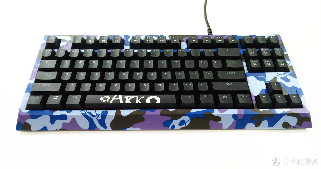 为什么魔力鸭要和它合并？Akko 艾酷 CAMO87迷彩机械键盘 开箱