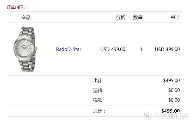 Ashford黑五优惠购入 RADO 雷达 D-star R15513103 男款机械表