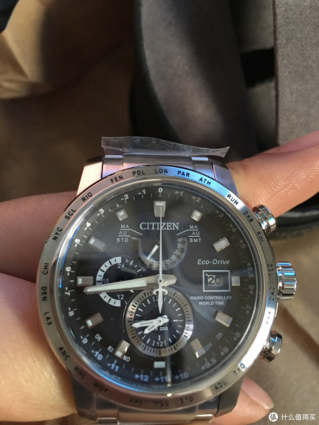 CITIZEN 西铁城 A-T Perpetual AT9070-51L 男款光动能腕表 开箱