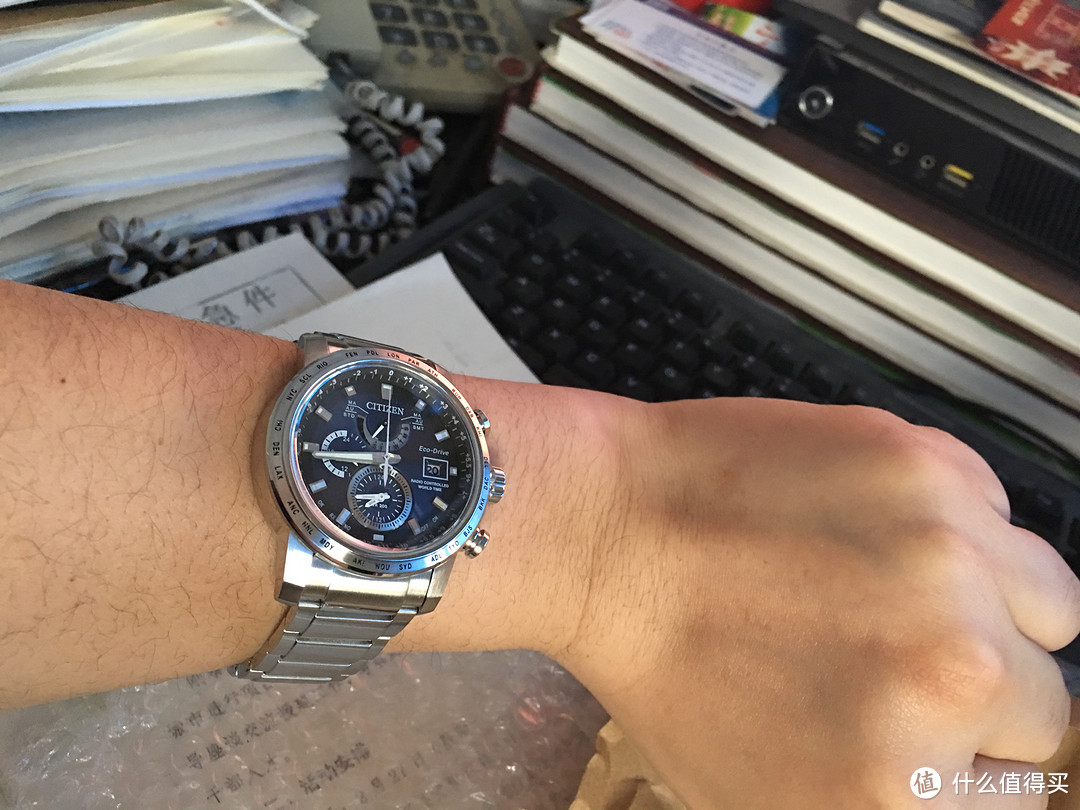 CITIZEN 西铁城 A-T Perpetual AT9070-51L 男款光动能腕表 开箱