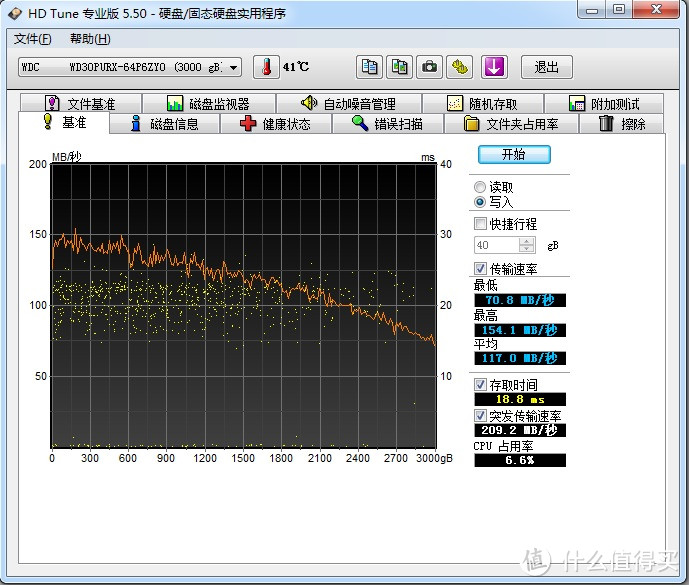 #本站首晒# WD 西部数据 3T监控紫盘WD30PURX