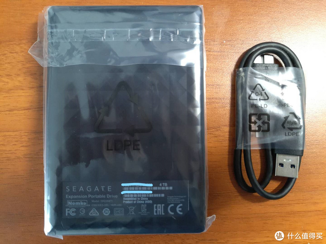 权衡之后还是入了---SEAGATE 希捷 Expansion 新睿翼 4TB 移动硬盘 开箱