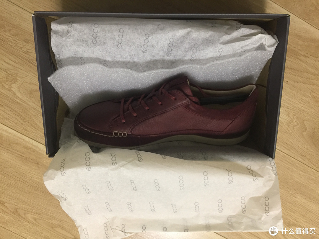 两双ECCO 爱步 Women's Cayla Tie Flat 女鞋