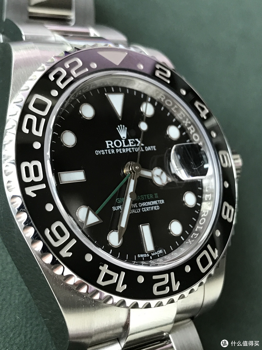 #原创新人# 那一抹绿：东京自由行购买 ROLEX 劳力士 格林尼治型II系列 116710LN 男款机械表