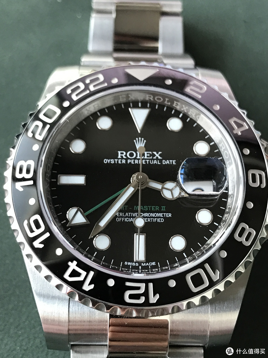 #原创新人# 那一抹绿：东京自由行购买 ROLEX 劳力士 格林尼治型II系列 116710LN 男款机械表