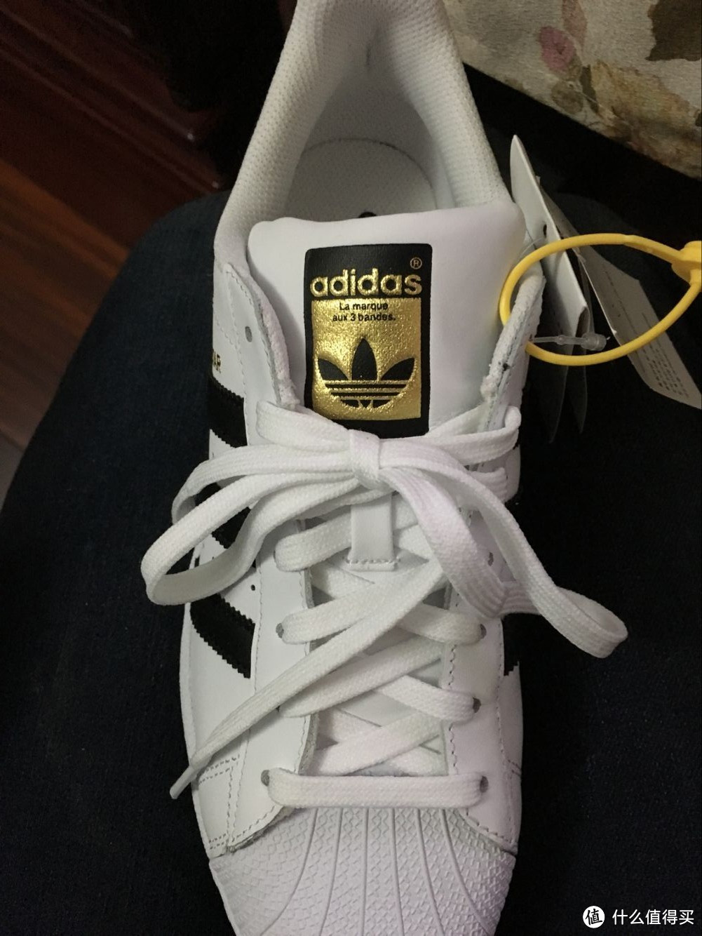 情人节大妈666奖：adidas 阿迪达斯 三叶草super star经典贝壳头金标板鞋