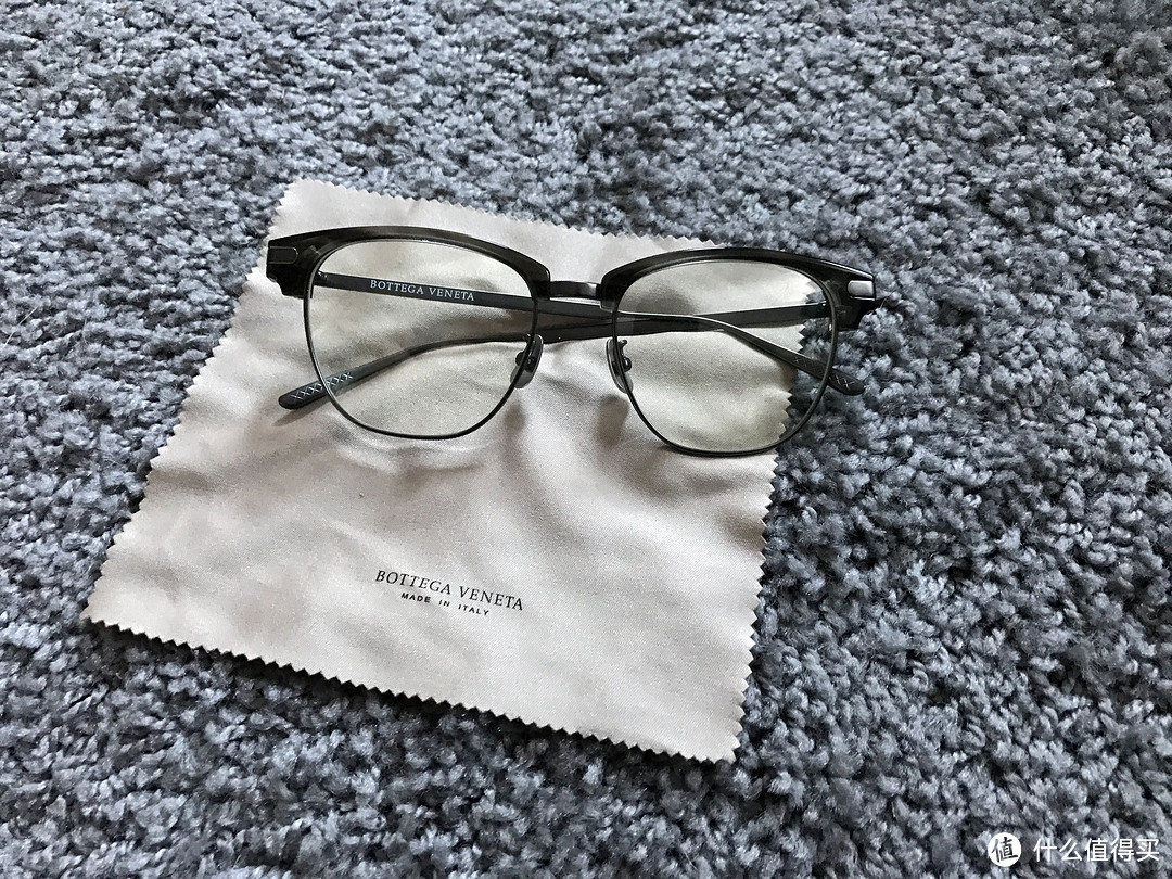 #本站首晒# 买不起钱包就买眼镜吧--Bottega Veneta 317 F/S 镜架晒单