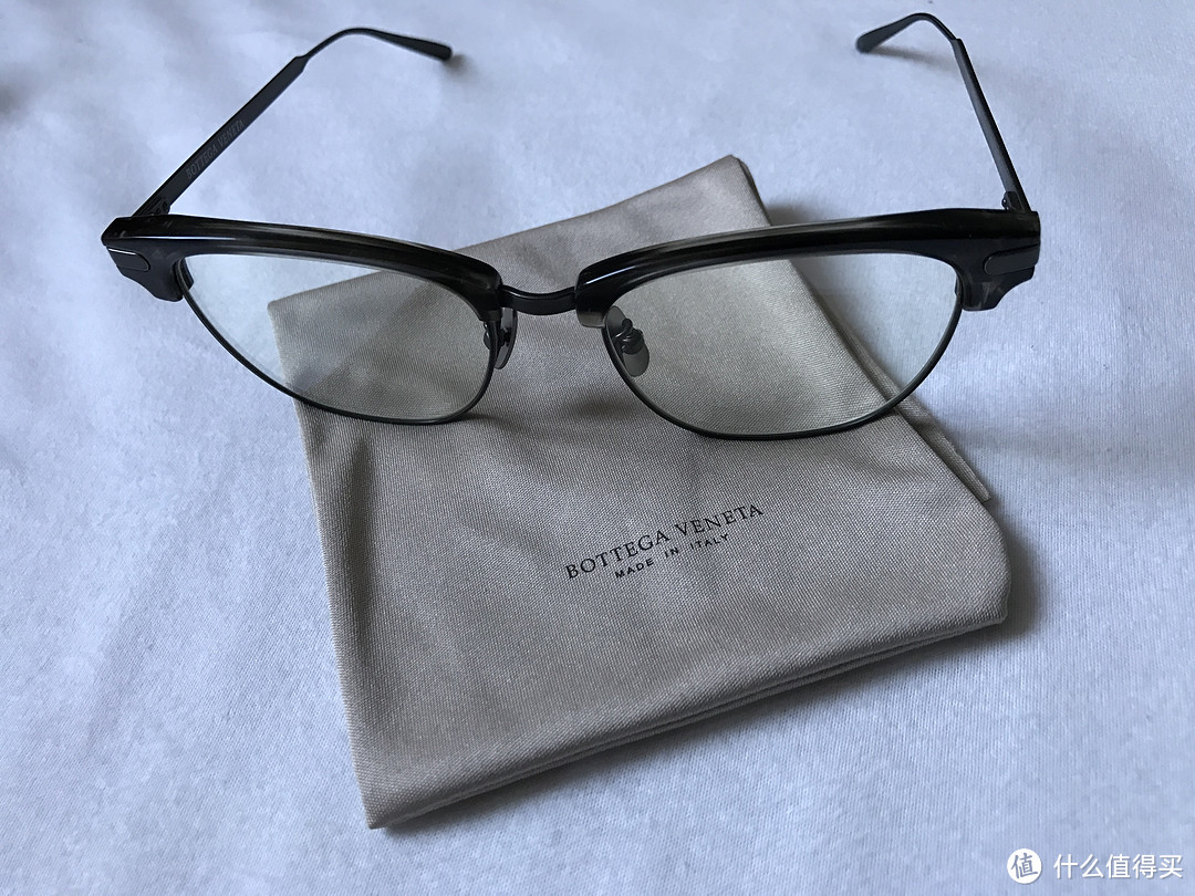 #本站首晒# 买不起钱包就买眼镜吧--Bottega Veneta 317 F/S 镜架晒单