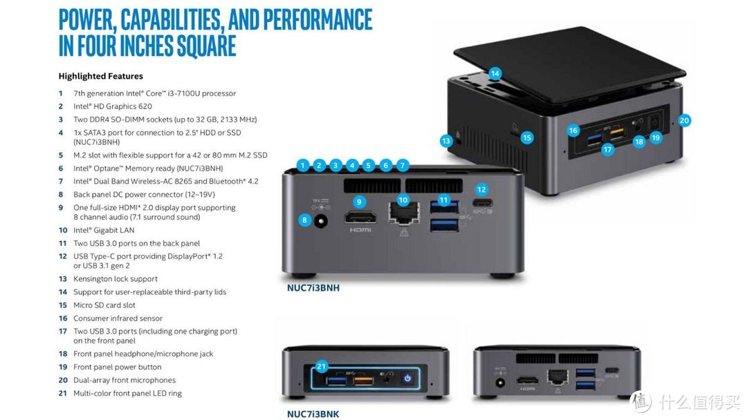 Intel NUC7I3BNH 第七代NUC，开箱使用及简评