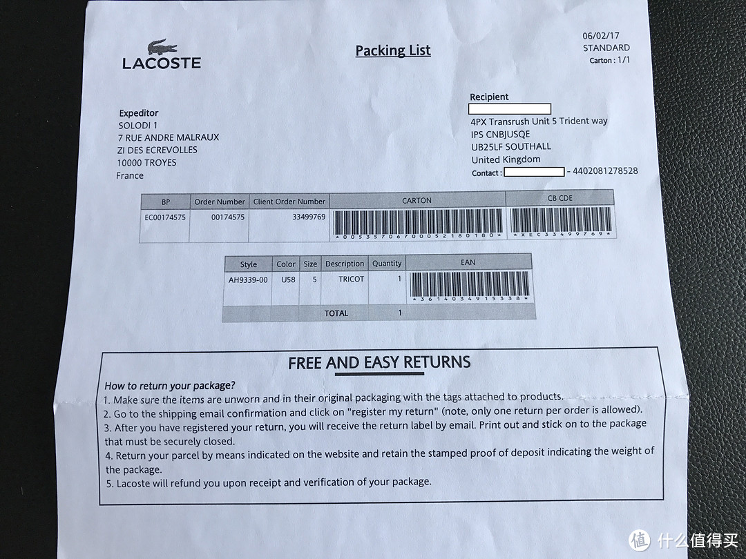 墙里秋千墙外道：LACOSTE 英国官网购物初体验