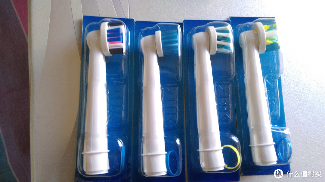 四种牙刷头