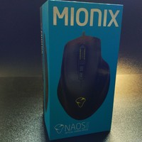 Mionix Naos 7000 鼠标外观细节(外壳|按键|指示灯|接口)
