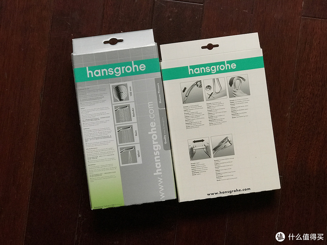 沐浴新体验！Hansgrohe 汉斯格雅 raindance 飞雨 E120 EcoSmart 花洒 +Isiflex 水管