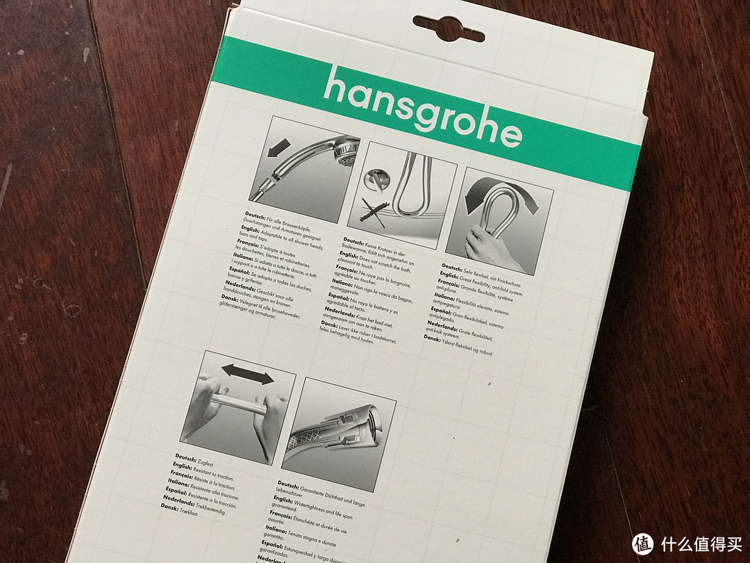 沐浴新体验！Hansgrohe 汉斯格雅 raindance 飞雨 E120 EcoSmart 花洒 +Isiflex 水管