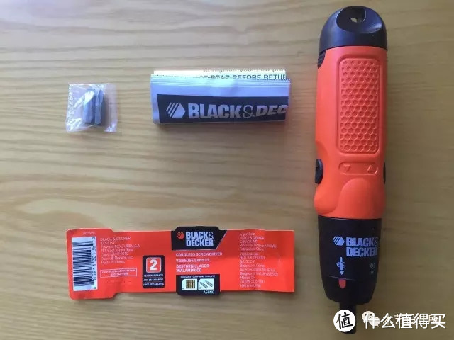 Black&Decker 百得 AS6NG 碱性无线螺丝刀 木工电动工具评测