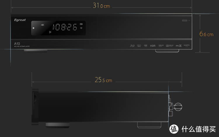 亿格瑞 王者归来之 发烧级4K蓝光导航播放器 A10 开箱+使用评测